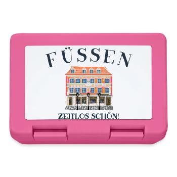 Füssen, Allgäu, Bayern, zeitlos schön, Altstadt - Brotdose - Pink - Vorne