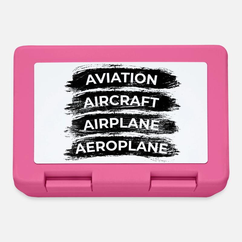Plane Spotter Routine - Brotdose - Pink