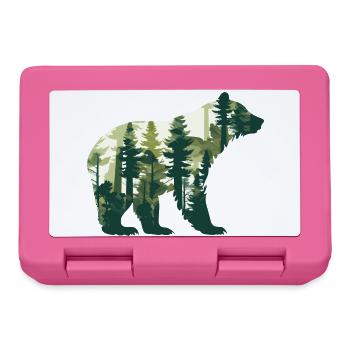Bear, Forest, Wildlife, Animal, Nature, Bears - Lunchbox - pink - Front