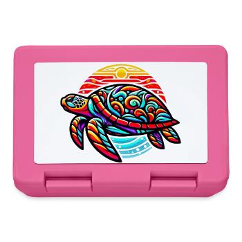 Turtle - Lunchbox - pink - Front