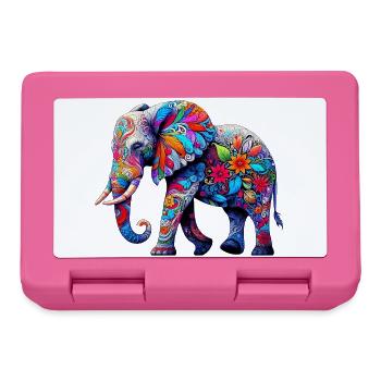Elefant - Brotdose - Pink - Vorne