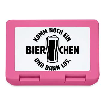 Noch ein Bierchen - Brotdose - Pink - Vorne