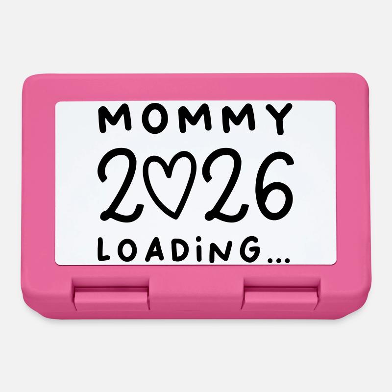 Maman 2026 - Boîte à goûter - rose