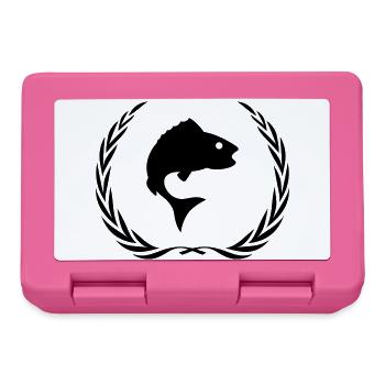Couronne de symbole de poisson - Boîte à goûter - rose - Devant