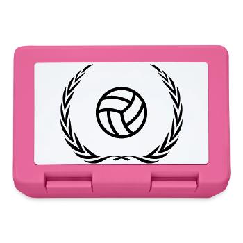 Volleyball Icon - Lunchbox - pink - Front