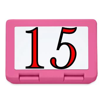 15. 15 YEARS. 15th ANNIVERSARY. 15 YEAR ANNIVERSARY. - Lunchbox - pink - Front