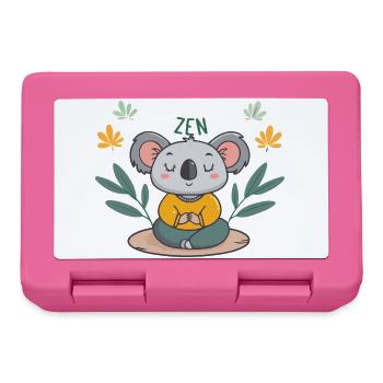 Koala Zen Meditation - Lunchbox - pink - Front
