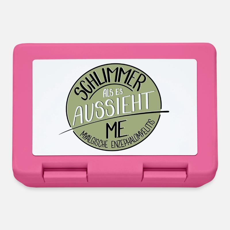 Schlimmer als es aussieht, M.E. - Brotdose - Pink