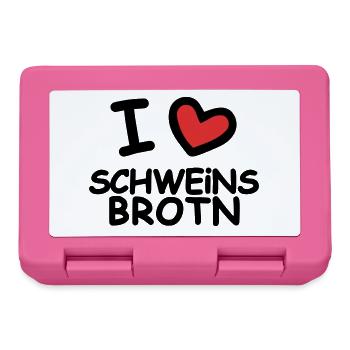 I Love Pork Sandwiches - Lunchbox - pink - Front