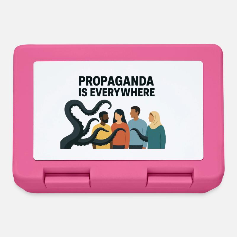 La propagande est une image de diversité partout - Boîte à goûter - rose