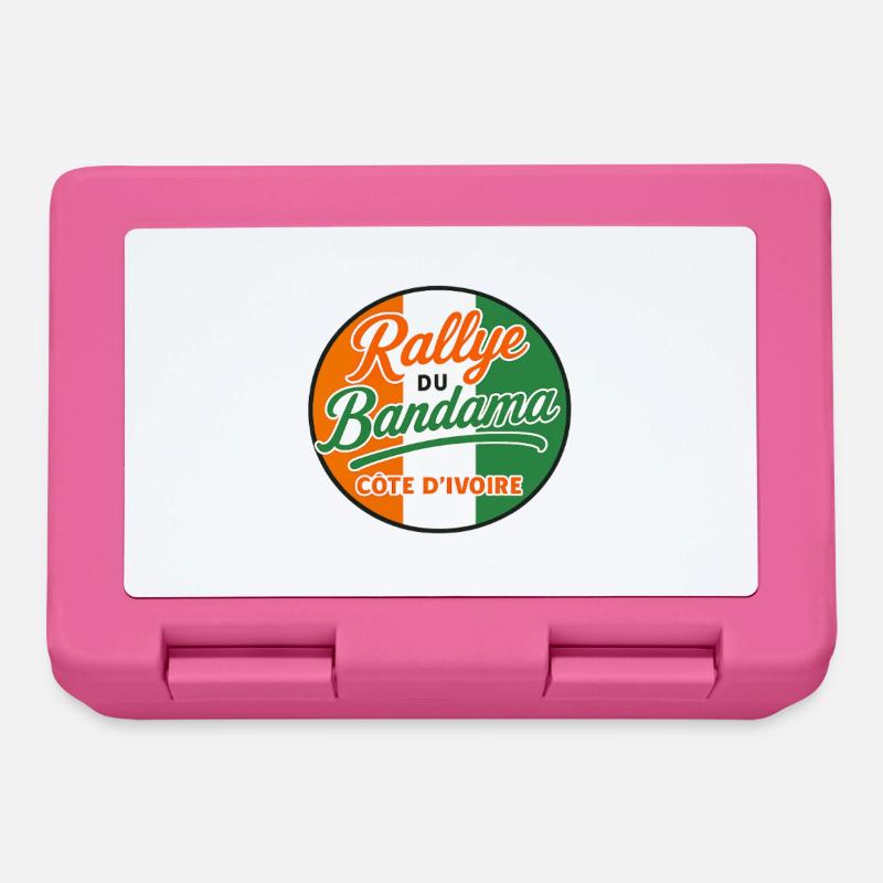 Rallye du Bandama RCI - Boîte à goûter - rose