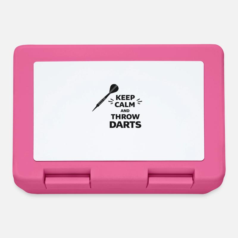 Typographie de Darts Rest - Boîte à goûter - rose
