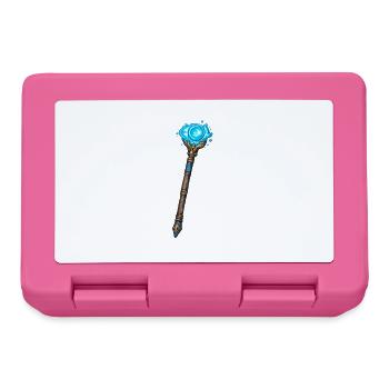 Magischer Kristallstab Blau - Brotdose - Pink - Vorne