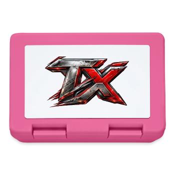 Rotes Metall TX Logo Battle Edition - Brotdose - Pink - Vorne