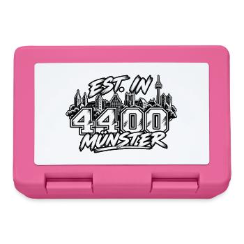 Est. in 4400 Münster - Brotdose - Pink - Vorne