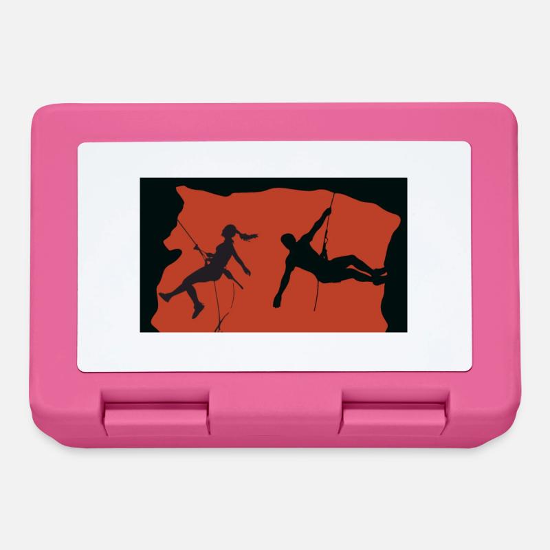 Rock Climbing - Lunchbox - pink