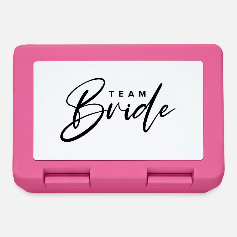 Team Braut - Brotdose - Pink
