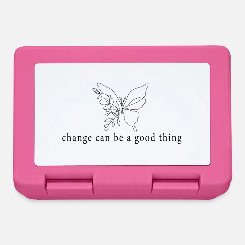 Butterfly Change - Brotdose - Pink
