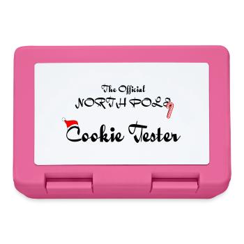 Testeur officiel de biscuits - Boîte à goûter - rose - Devant