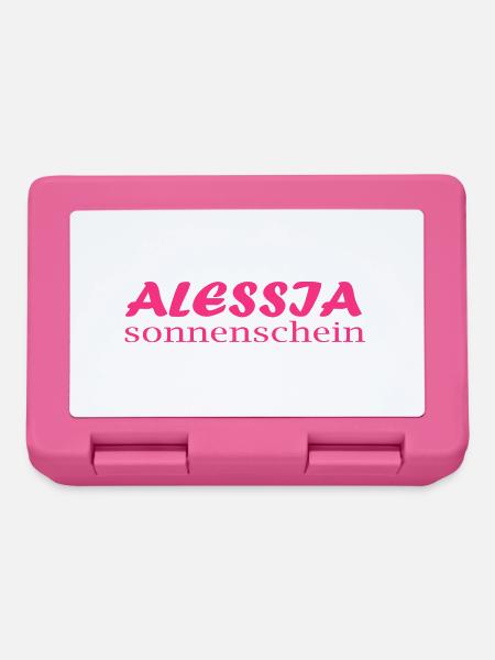 Alessia - Sonnenschein - Brotdose - Pink