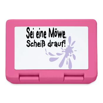 Möwen Scheiß drauf--3 - Brotdose - Pink - Vorne