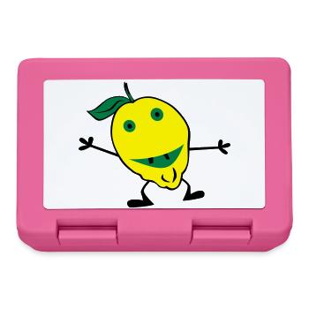 Zitronen Mann - Brotdose - Pink - Vorne
