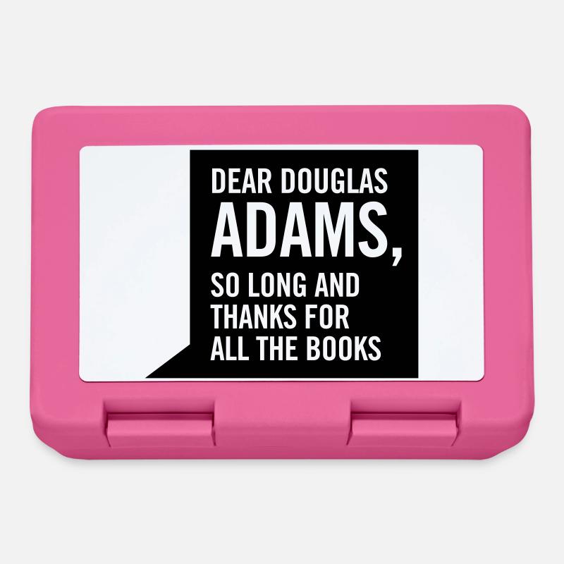 dear douglas adams - Lunchbox - pink