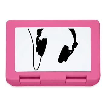 headphones_vector - Lunchbox - pink - Front