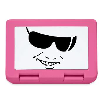 smile - Lunchbox - pink - Front
