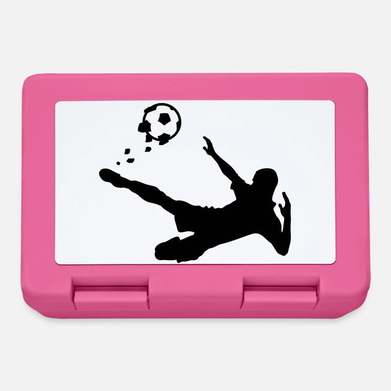 Fußball - Brotdose - Pink