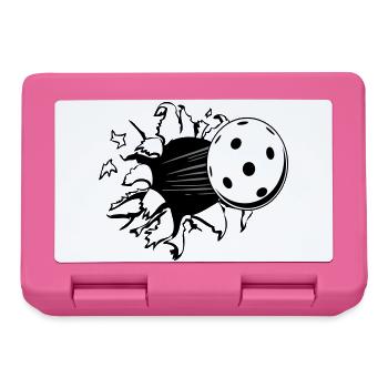 Floorball , Unihockey , Hockey , Loch (25) - Brotdose - Pink - Vorne