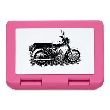S51 - DDR-Motorräder - Brotdose - Pink - Vorne