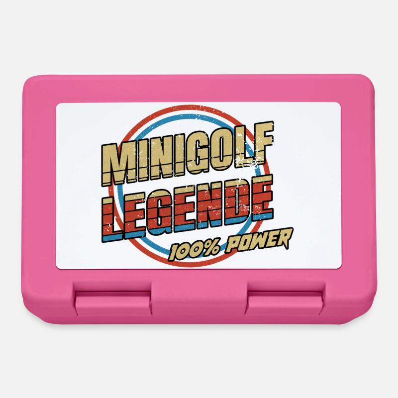 Minigolf Legende - Brotdose - Pink
