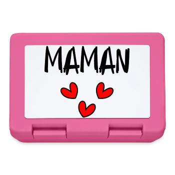 MAMAN - Boîte à goûter - rose - Devant