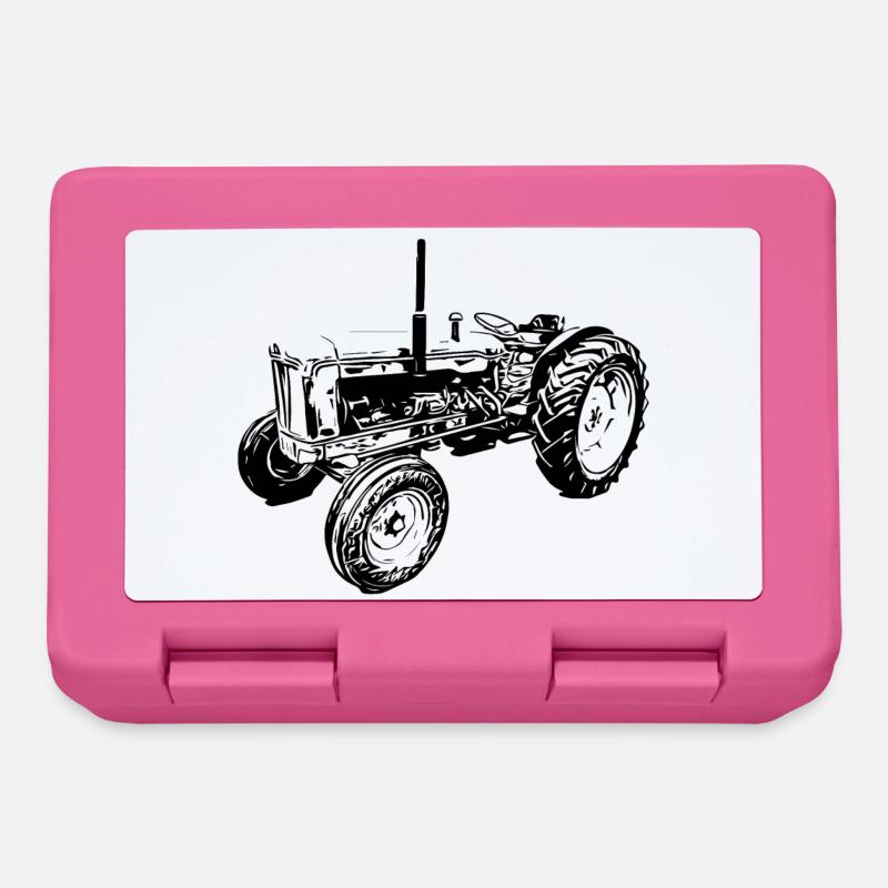 Super Major 6 Traktor - Brotdose - Pink