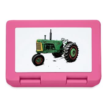 Oliver 88 Tractor - Lunchbox - pink - Front