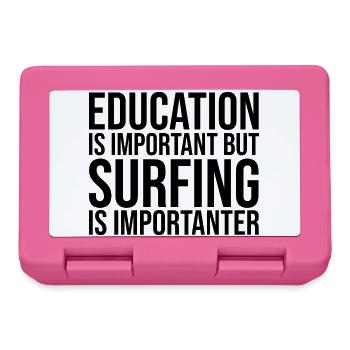Surfing - Lunchbox - pink - Front