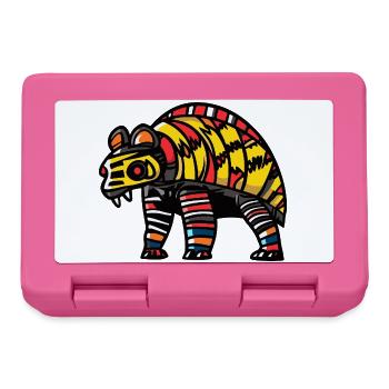Armadillo Halloween Bande Dessinée Drôle - Boîte à goûter - rose - Devant