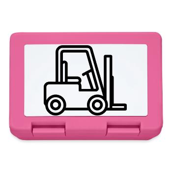 Gabelstapler - Brotdose - Pink - Vorne