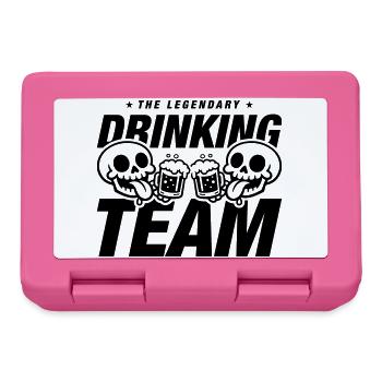 Drinking Team Skelett Bier - Brotdose - Pink - Vorne
