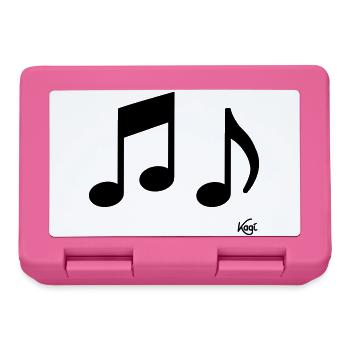 3 Noten - Brotdose - Pink - Vorne