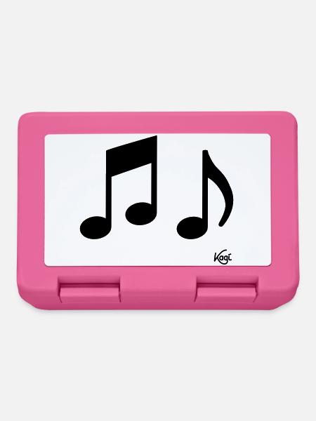 3 Noten - Brotdose - Pink