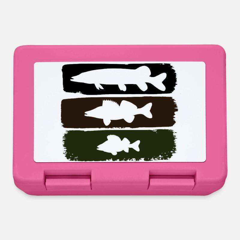 Pike Zander Perch - Lunchbox - pink