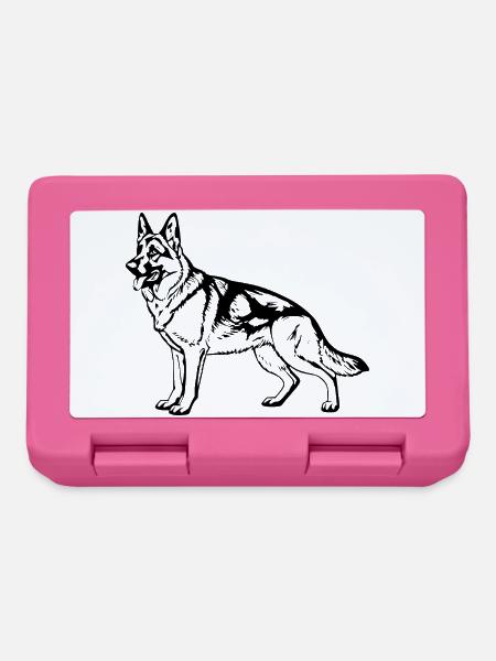 Deutscher Schäferhund Geschenk Hundebesitzer - Brotdose - Pink