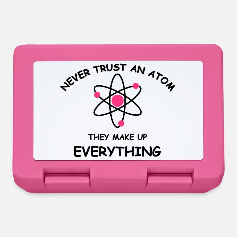 Never trust an atom - Lunchbox - pink