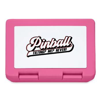 Farben änderbar | Pinball | Flipper Retro Game - Brotdose - Pink - Vorne