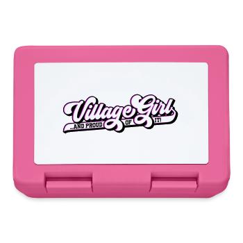 Farben änderbar | Village Girl Dorfmädchen - Brotdose - Pink - Vorne