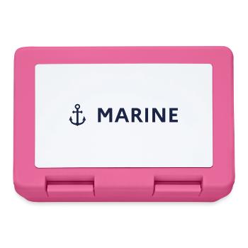 Navy Ink – Marine Style - Lunchbox - pink - Front