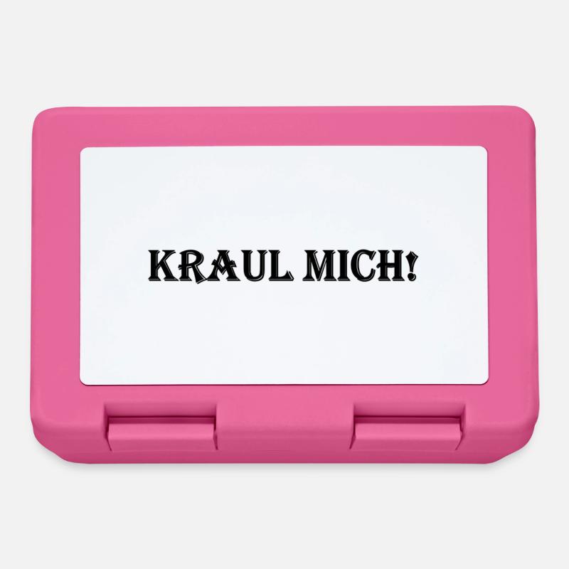 Kraul mich! - Brotdose - Pink