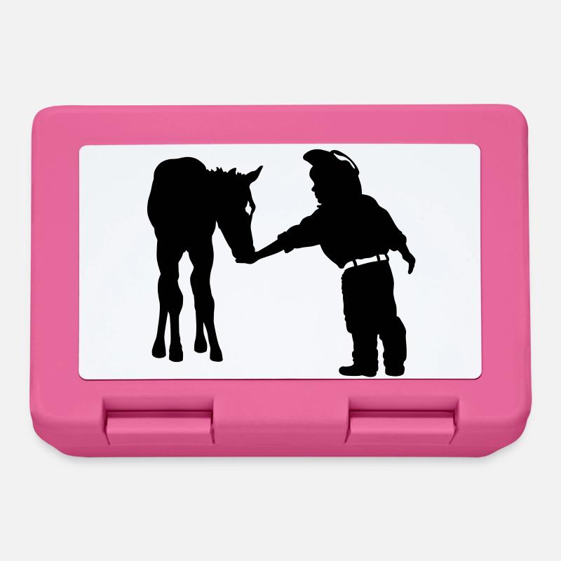 Cowboy - Boîte à goûter - rose